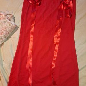 Womens red dress